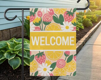 Sommer-Sonnenblumen Gartenfahne – Doppelseitig, 32x47 Cm, Aus Sackleinen – Bunte Außendekoration Für Hof, Balkon & Terrasse