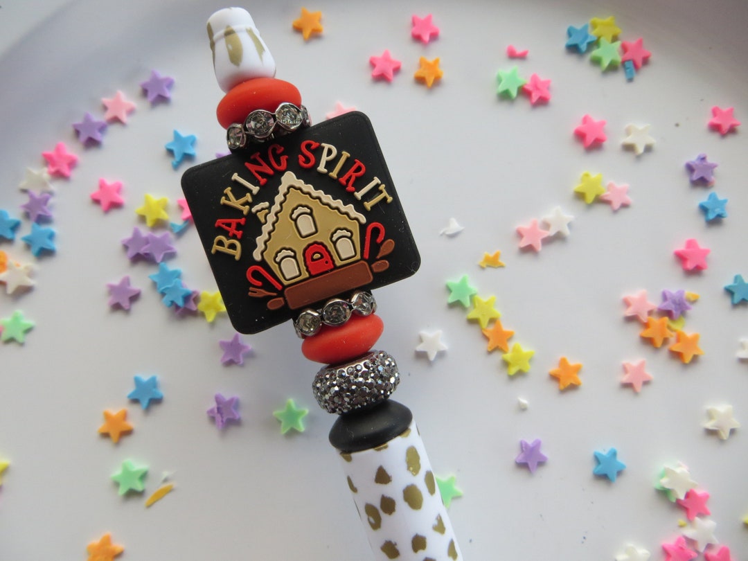 Beaded Ink Pen-baking-gingerbread House-christmas-memories-gift ...