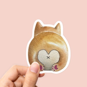 Cat sticker, Funny cat sticker, cat decal, cat laptop sticker, cat car sticker, cat lover sticker