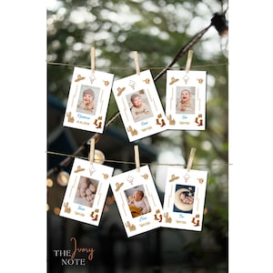 Modèle de toile Western pour bannière photo 1er anniversaire, cartes d'étapes mensuelles de cow-boy, déco de fête premier rodéo, cadeau neutre pour bébé garçon