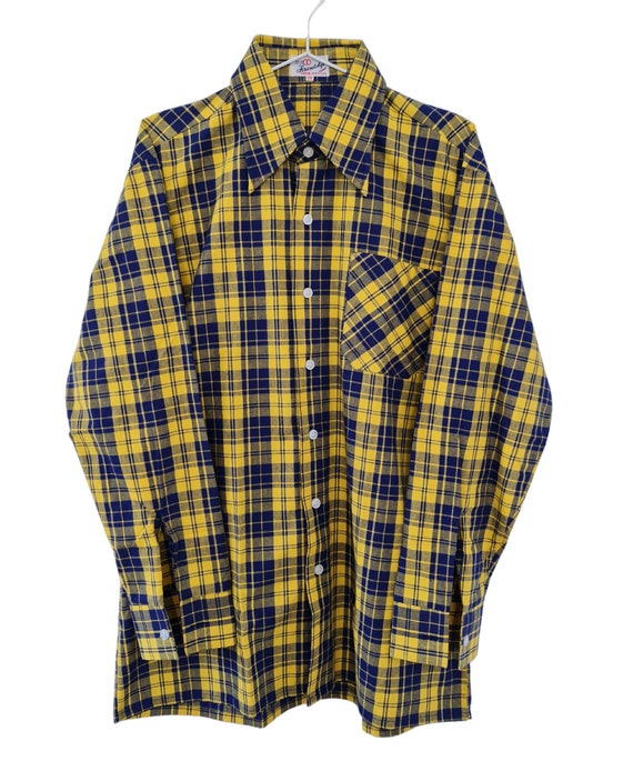 Vintage 70s DDR Flannel Workwear Shirt Large L Lum