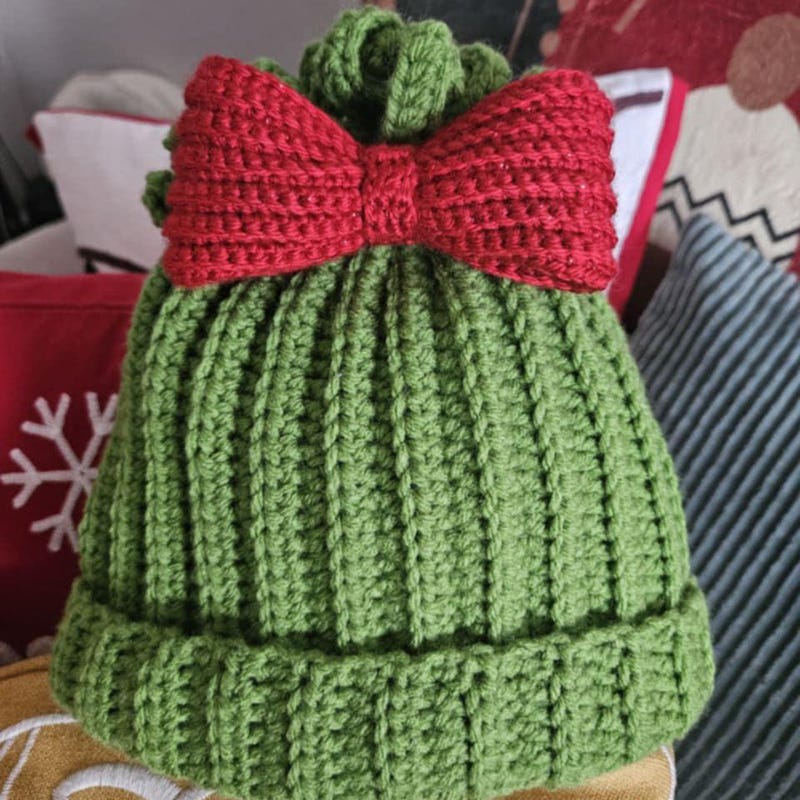 Crochet Grinch Hat Etsy