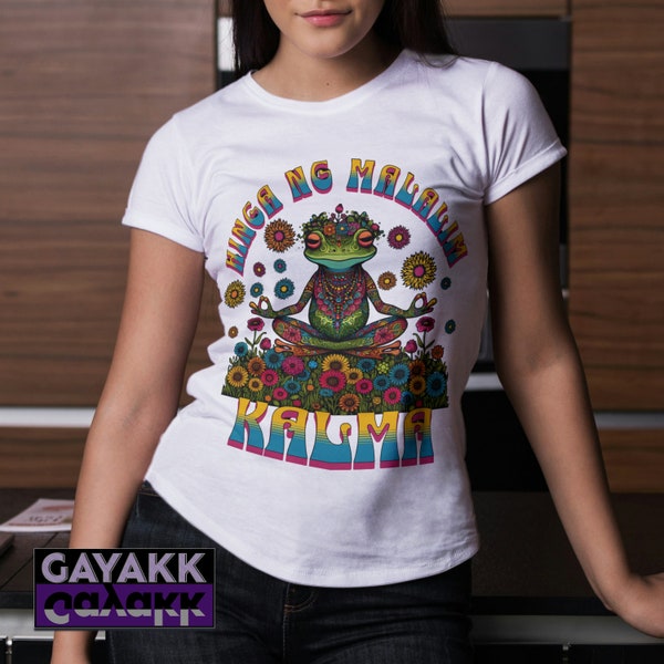 Filipino Slang KALMA Shirt, Unisex Filipino Gift Tshirt for Her, Minimalist Pinoy Humor Tee, Funny Pinoy Streetwear Tshirt, Philippines