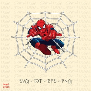 Spiderman SVG Spiderman logo Spiderman PNG - Spider-Man Svg Cut Files for Cricut, Spider Man Clipart, Spiderman Silhouette