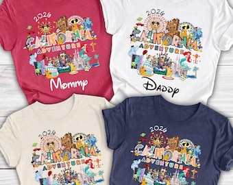 Disney California Adventure Shirts 2026, California Adventure Shirts, Disney California Adventure Family Shirt, Disney Family Vacation Shirt