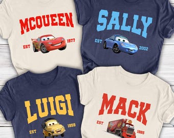 Disney Cars Land Shirts, Disney Cars Shirts, Disneyland Cars Family Shirt, Lightning McQueen Shirts, Disney Family Shirts, Disney Cars Tee