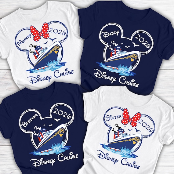 Disney Cruise Shirt 2026, Custom Disney Cruise Shirts, Disney Cruise Name and Year Shirts, Disney Cruise Family Shirt, Disney Trip Shirts