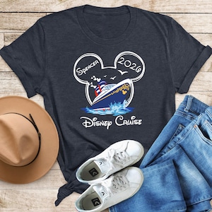 Disney Cruise Shirt 2026, Custom Disney Cruise Shirts, Disney Cruise Name and Year Shirts, Disney Cruise Family Shirt, Disney Trip Shirts image 9