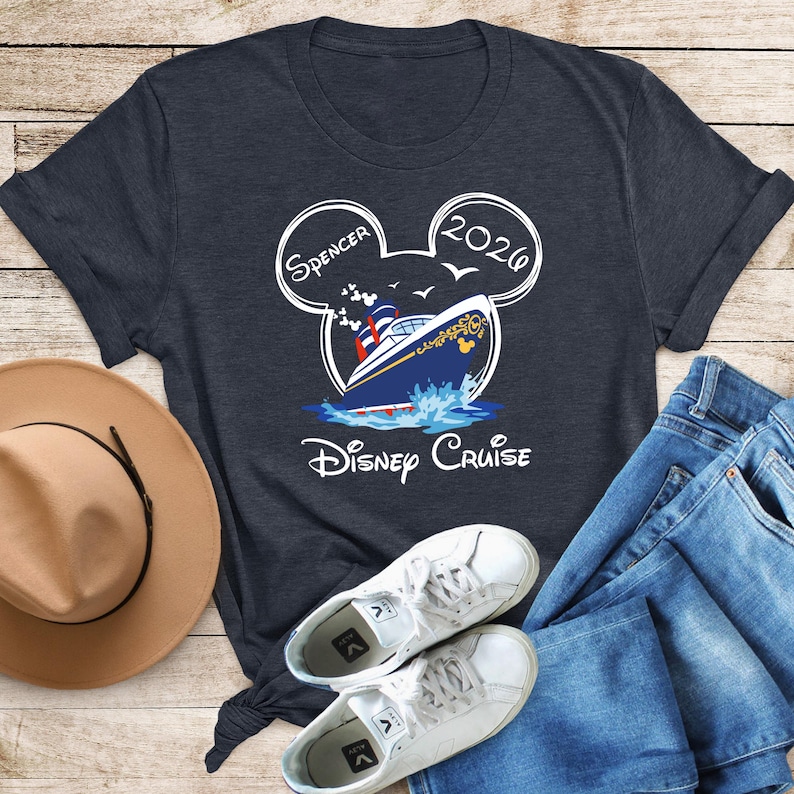 Disney Cruise Shirt 2026, Custom Disney Cruise Shirts, Disney Cruise Name and Year Shirts, Disney Cruise Family Shirt, Disney Trip Shirts image 9