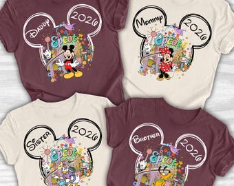 Disney Epcot Family Shirts, Custom Epcot Family Vacation Shirts 2026, Disney Epcot Trip Shirt, Epcot Family Trip Shirts, Disney Family Shirt