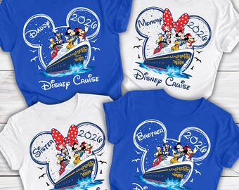 Disney Cruise Family Shirts 2026, Custom Disney Cruise Birthday Shirts, Disney Destiny Shirts, Disney Cruise Group Shirts, Disney Cruise Tee