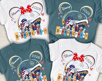 Disney Cruise Family Vacation Shirts, Custom Disney Cruise Line Family Shirts 2025, Disney Family Cruise Shirt, Disney Family Vacation Shirt