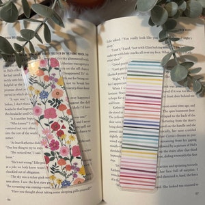 Bookmark | Floral & Rainbow