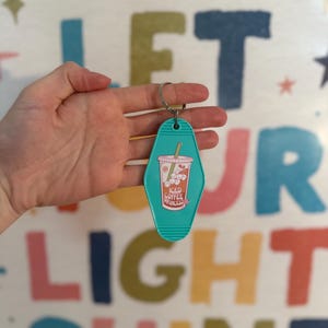 Motel Keychain | Keychain | Iced Coffee Princess