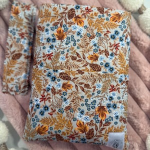 Book Sleeve | Padded Book Sleeve | Book Cover | Book Accessories | Bookish Gift | Paperback Sleeve | Autumn Aesthetic