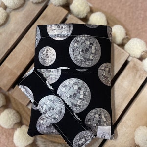 Book Sleeve | Padded Book Sleeve | Book Cover | Book Accessories | Bookish Gift | Disco Print