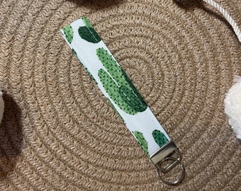 Key Chain | Key Fob | Wristlet Key Chain | Cactus Key Chain | Cactus