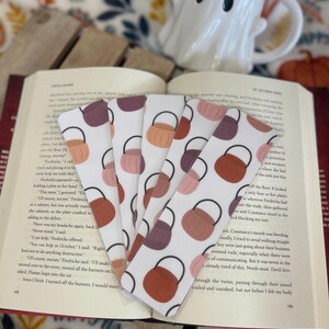 Bookmark | Halloween Bookmark | Pumpkin Bookmark | Halloween Candy Basket