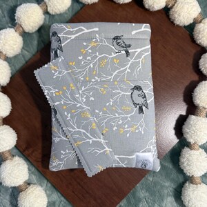 Book Sleeve | Padded Book Sleeve | Book Cover | Book Accessories | Bookish Gift | Paperback Sleeve | Birds of a Feather