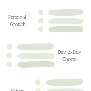 To Do List - Digital Download. Self-Prioritization