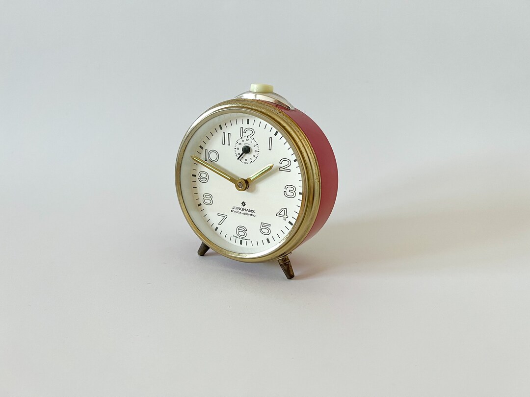 Junghans Trivox Silentic Alarm Clock by Junghans Circa 1970s Etsy