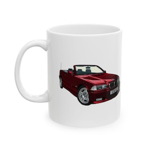 Nürburgring Racing Ceramic Mug, Car Enthusiast Coffee Cup, Gifts for Drivers, Motorsports Mug, Race Lover&#39;s Drinkware