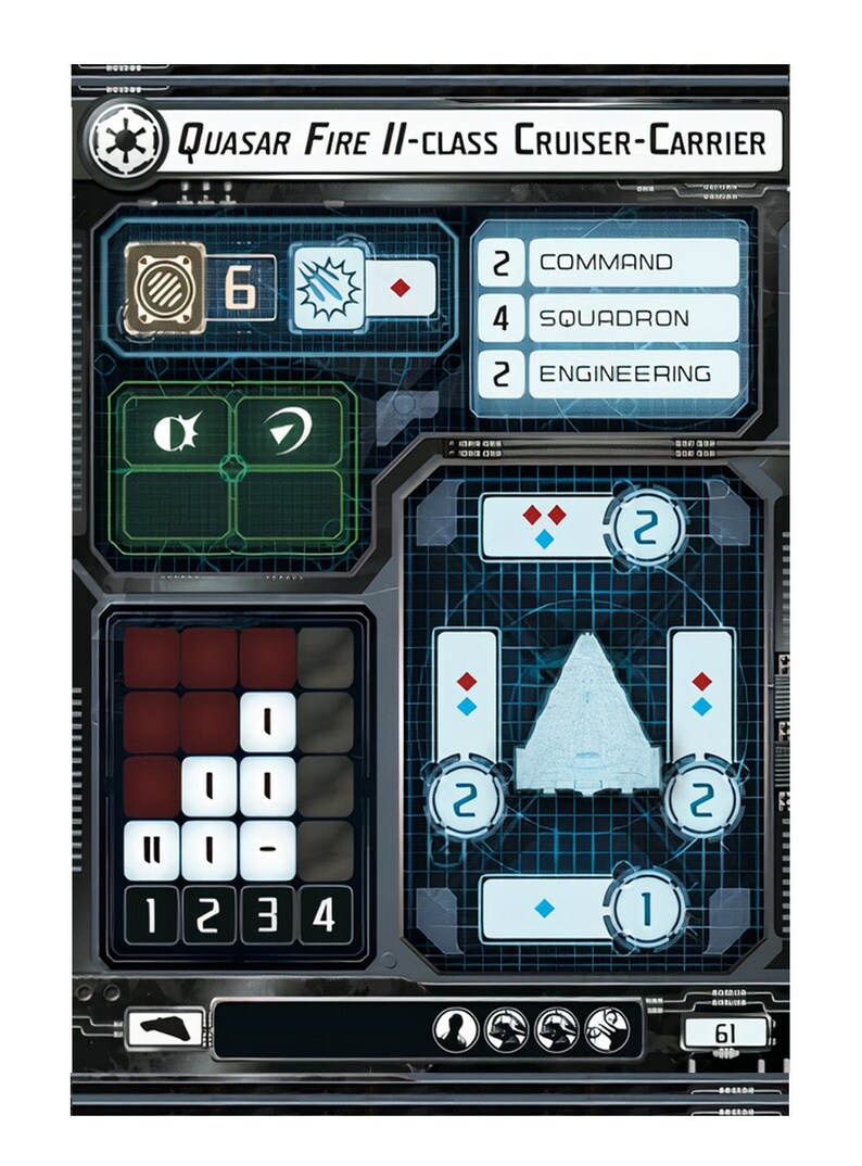 1.5 Times Star Wars Armada Ship Cards Etsy