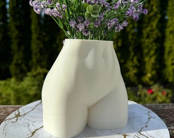 Female body Vase - Artistic Booty Decorative Pot for Houseplants, Stylish Home Accent, Ideal Gift for Plant Lovers