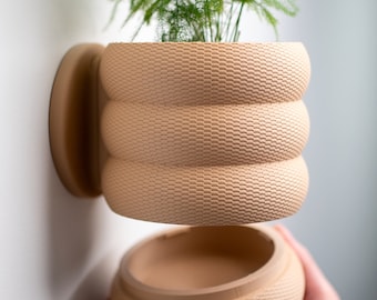 Bubble Weave Wall Planter: Stylish Indoor Plant Holder