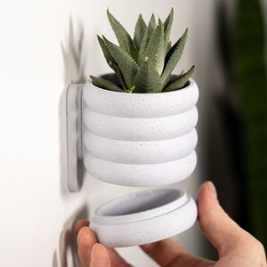 Hanging Wall Planter: 3D Printed Bubble Vase, Home & Office Decor