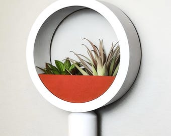Modern PLA Wall Planter: Indoor Succulent & Flower Decor