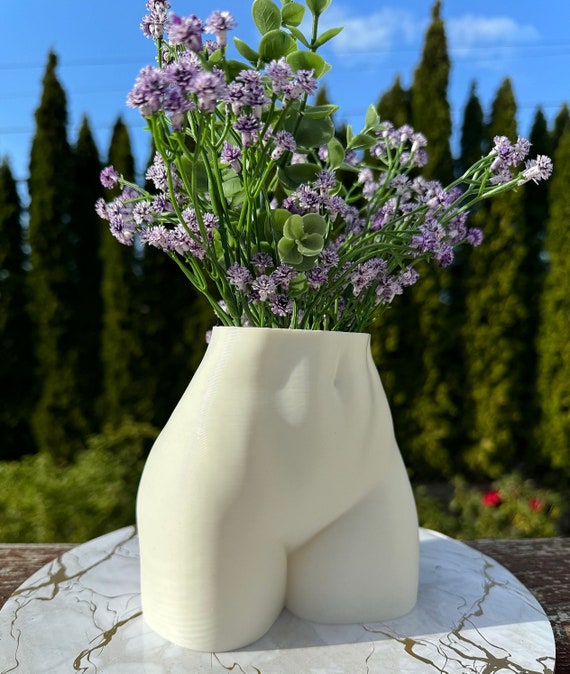 Booty Planter: Artistic Female Body Vase, Stylish Home Accent