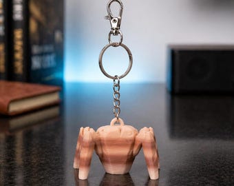 Eridian Alien Keychain | Rocky the Alien Sci-Fi Book Character | Unique Nerd Gift & Space Keyring