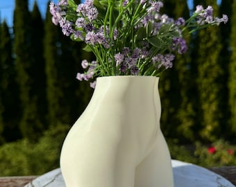 Booty Planter: Artistic Female Body Vase, Stylish Home Accent