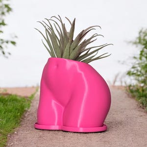 Elegant Booty Pot: Female Body Planter, Unique Home Decor