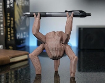 Porta-canetas alienígena Rocky, organizador de mesa de ficção científica, decoração literária, decoração espacial para mesa, presente para leitor, figura Eridiana, decoração para estante de livros
