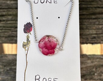 June birth month flower bracelet.