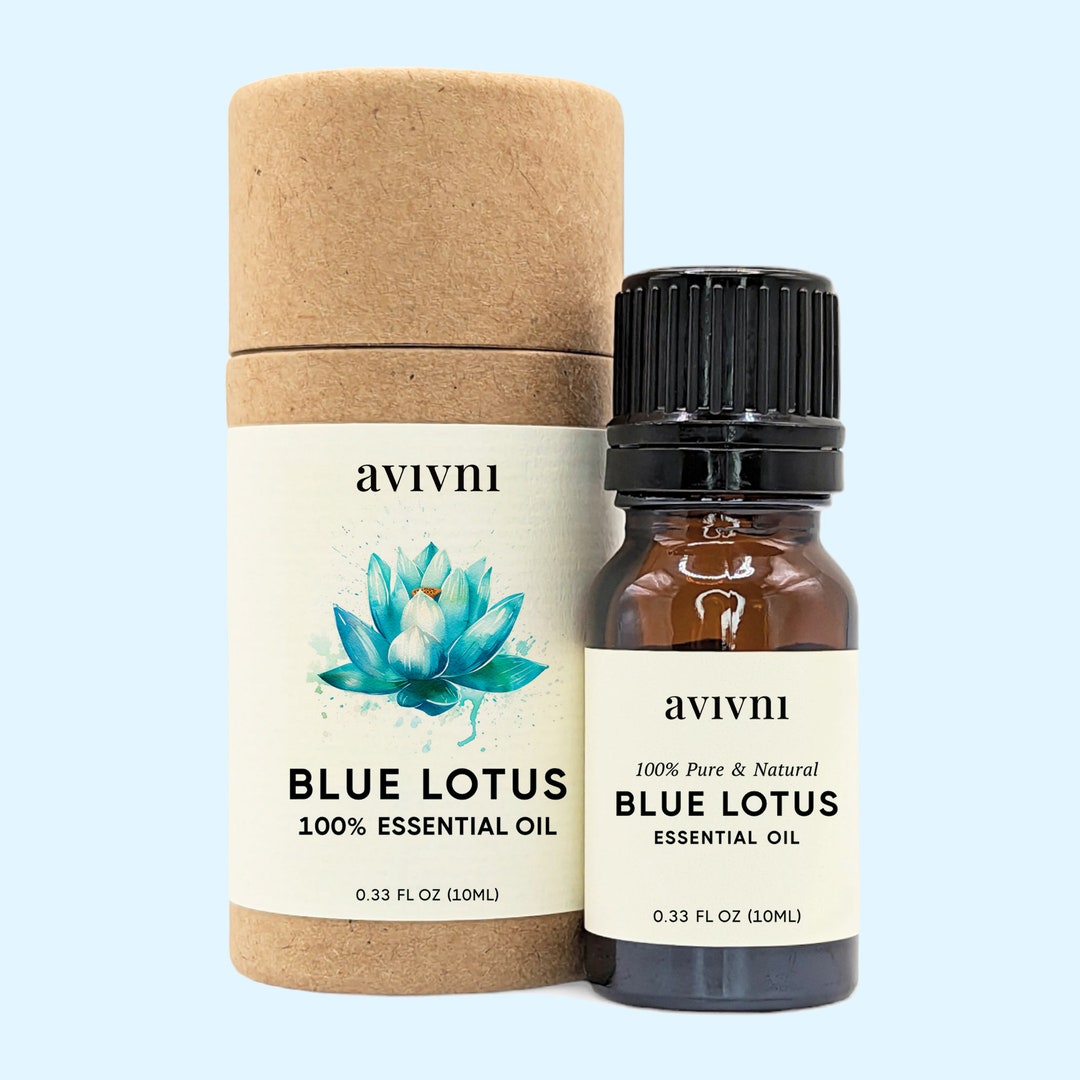 Blue Lotus Essential Oil, Pure Organic Therapeutic Grade, Nymphaea