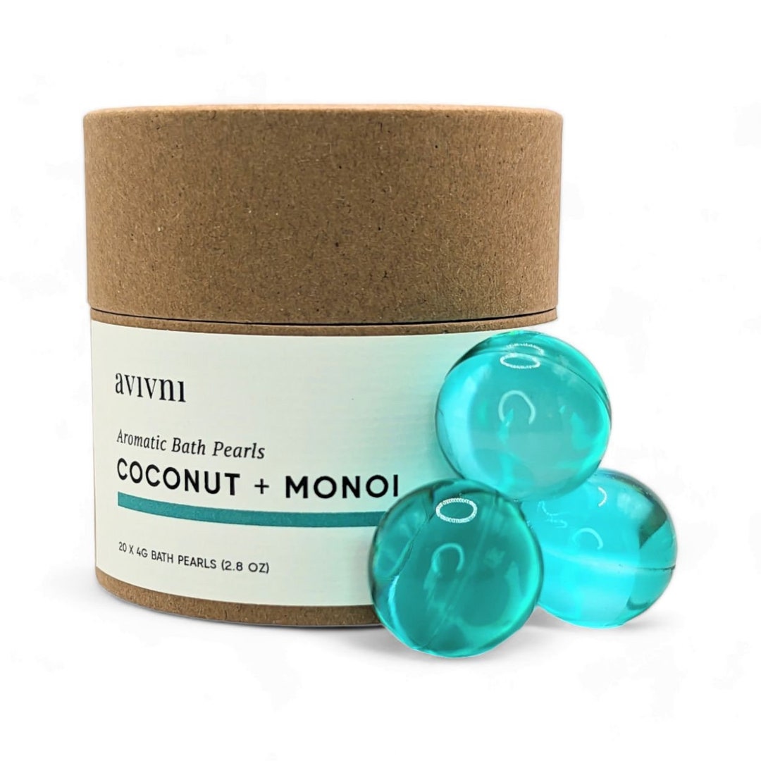 Bath Oil Pearls Coconut Monoi Scent Bath Oil Beads With Etsy