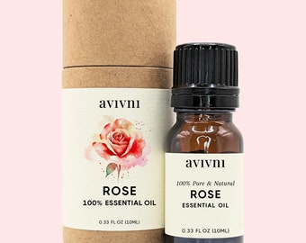 Rose Bulgarian Essential Oil, Pure Organic Therapeutic Grade, Rosa Damascena, Benefits for Diffuser, Skin, Candles, Soap