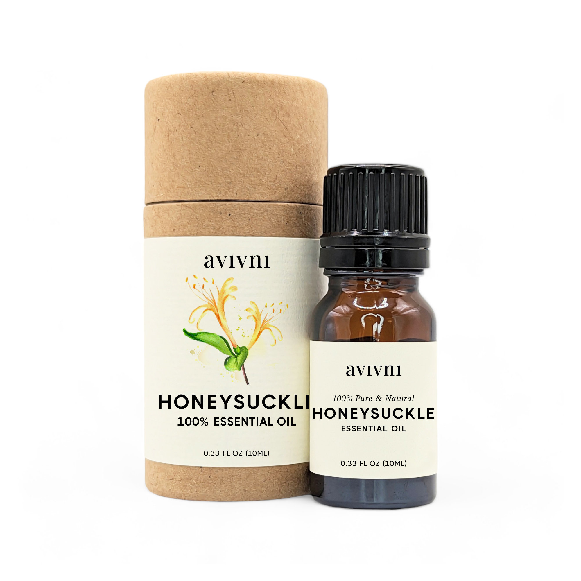 Honeysuckle Essential Oil - Organic Plant & Natural 100% Pure Honeysuckle  Oil for Diffuser, Humidifier, Massage,Sleep, Bath, Skin & Hair Care - 10ml