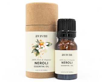 Neroli Essential Oil - 100% Pure and Natural, Therapeutic Grade, Best Citrus aurantium, Benefits for Diffuser, Skin, Candles, Soap