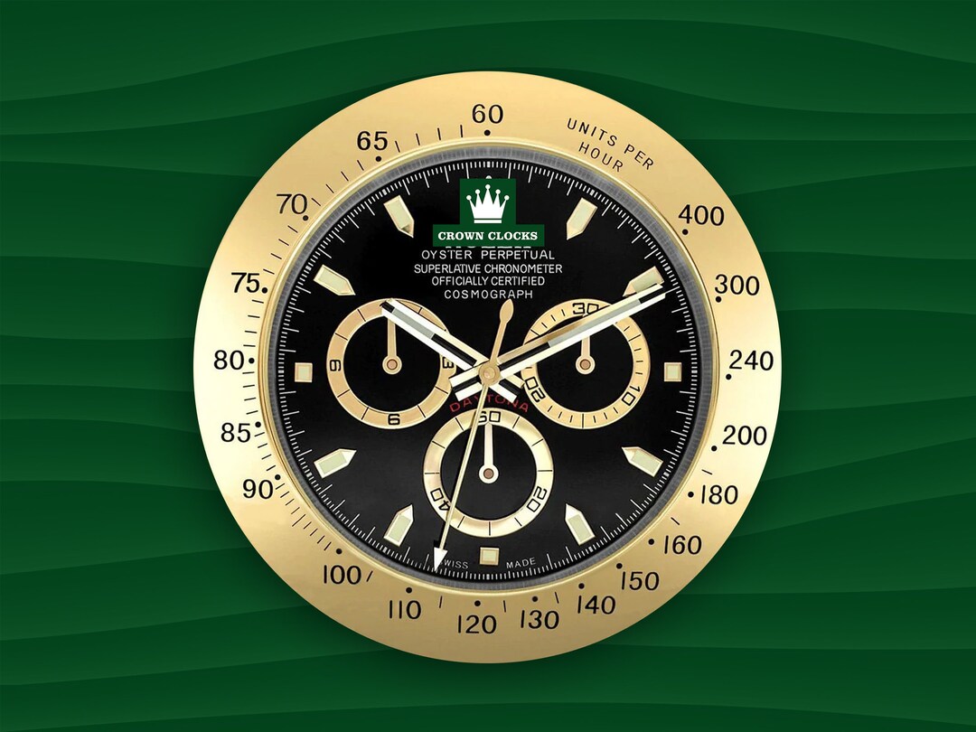 Handmade Daytona Wall Clock Dealer Clock Gift for Him Gift Etsy