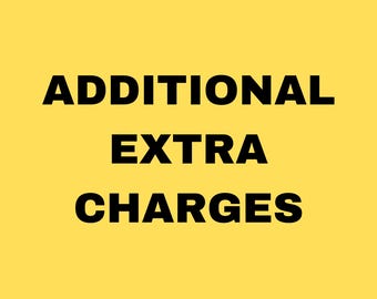 Additional charges, Account adjustment.