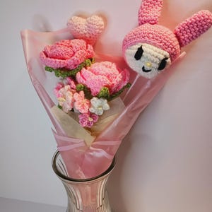 Crocheted My Melody Bouquet