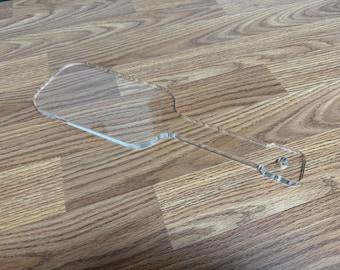 Clearly A Problem: 14" Acrylic Clear Paddle 3/8" Thick