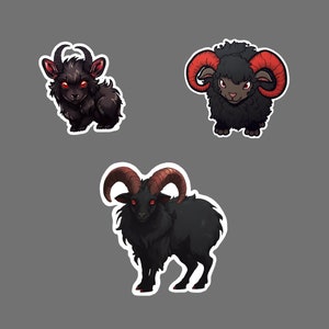 Printable Stickers, Arcanum Character: Baffy, Set 1