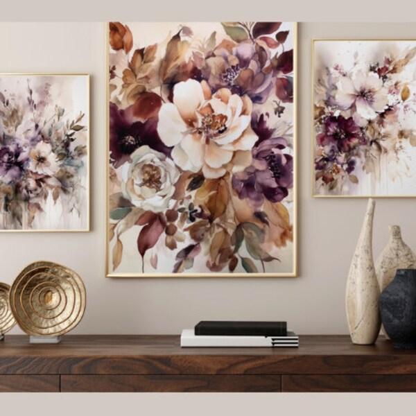 Flower Wall Art - Etsy