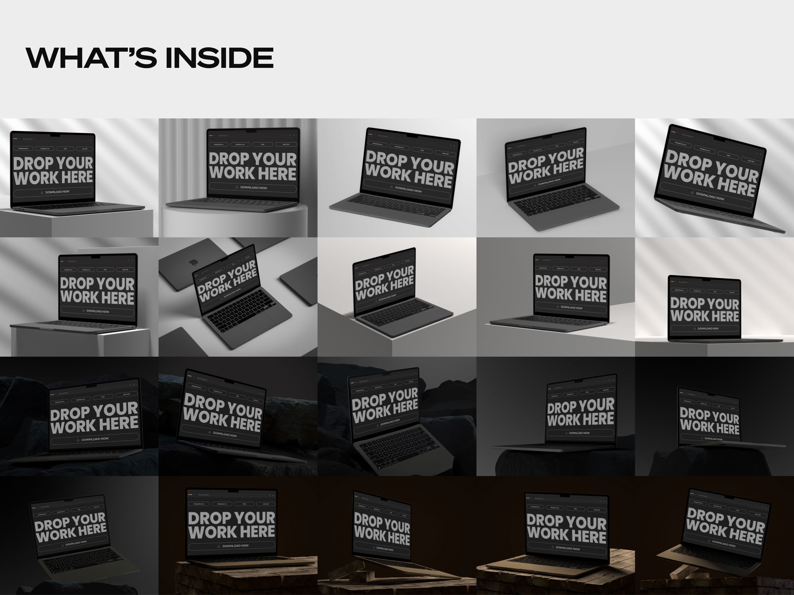 70 Premium PSD Mockups - All in One Bundle - Mockups of Macbook, Iphone ...