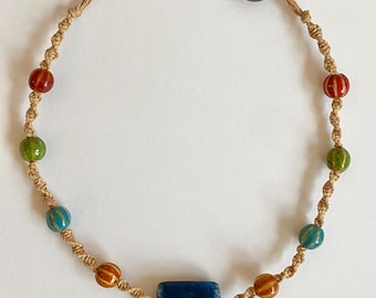 Colorful Cermanic Bead Necklace